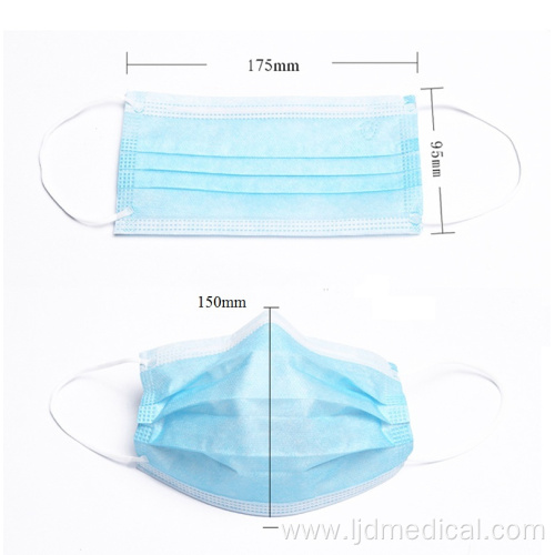 Personal protective nonwoven water proff face mask